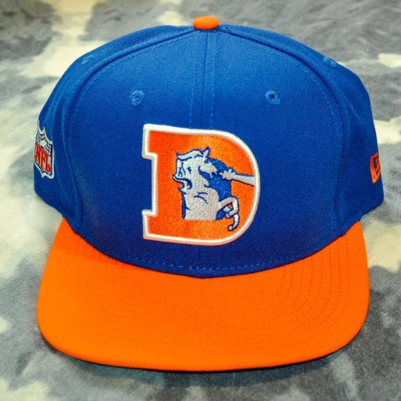 broncos hats throwback